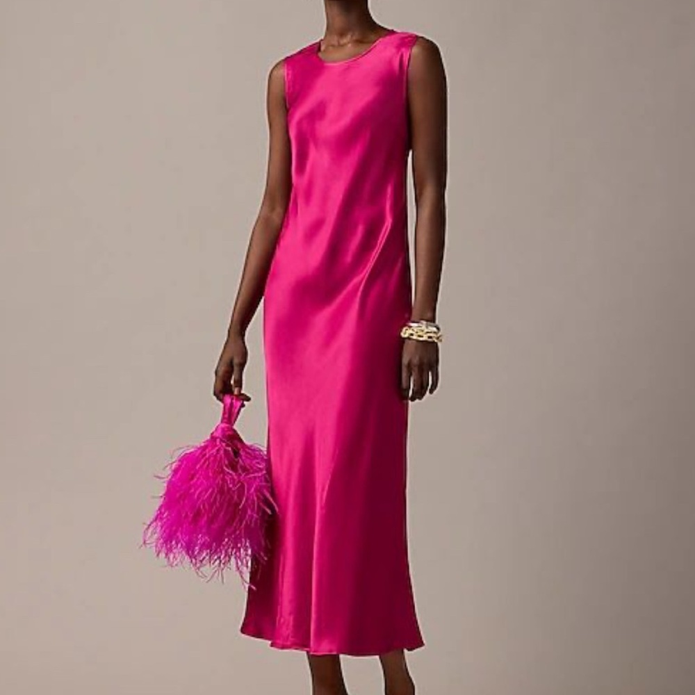 J. Crew Collection Limited Edition Carolyn Slip Dress in Lustre Crepe